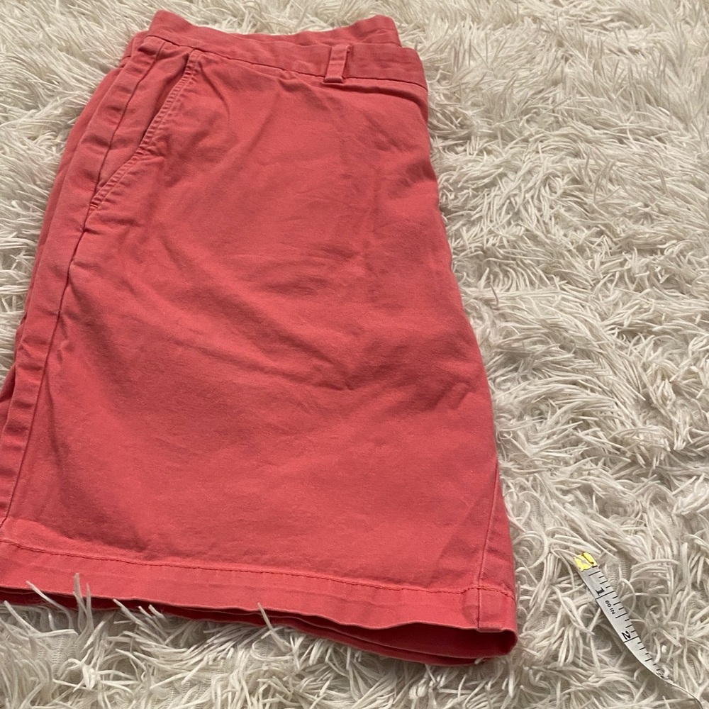 Vineyard Vines Men’s Coral Flat Front Shorts Size 35 Cotton Stretch Preppy - Picture 14 of 16